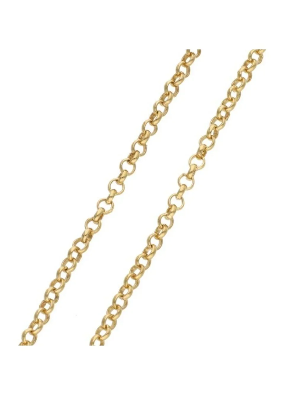 Chrome Hearts 22K Neckchain Roll Chain Gold Necklace